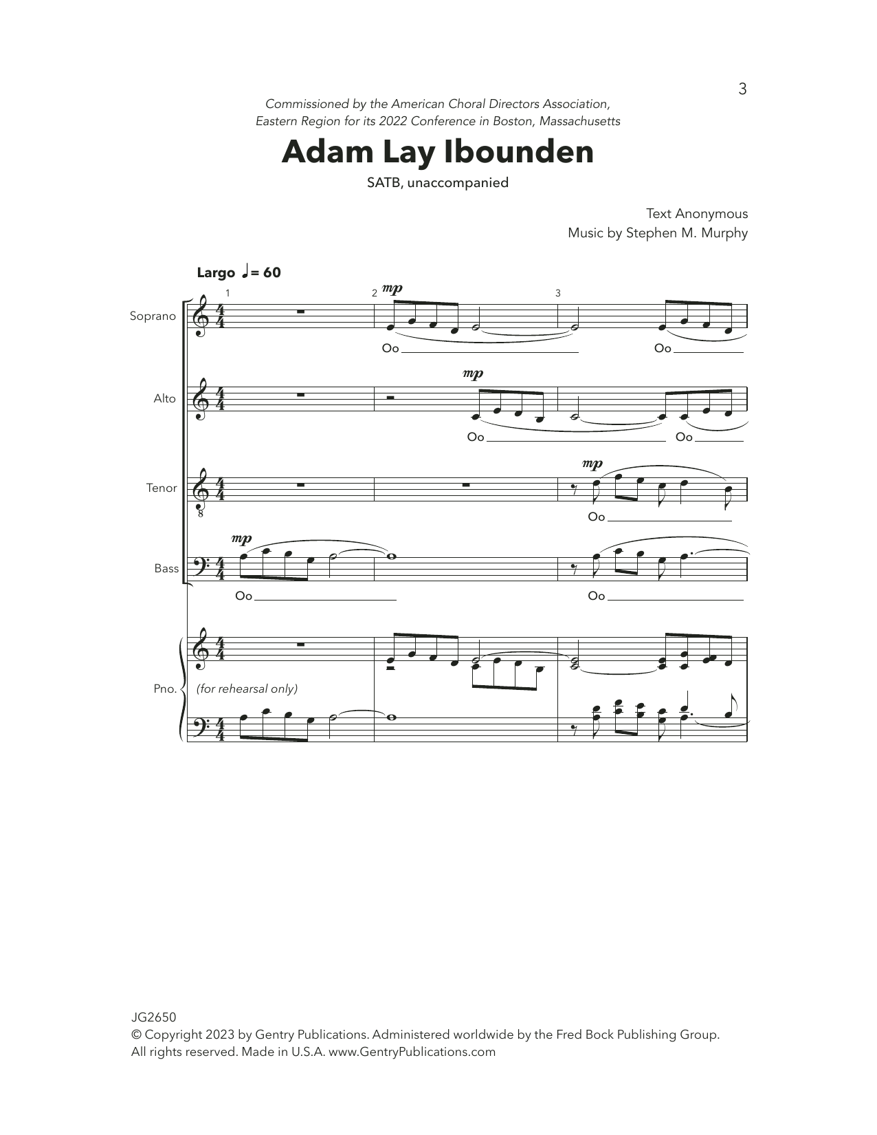 Adam Lay Ibounden Adam Lay Ibounden