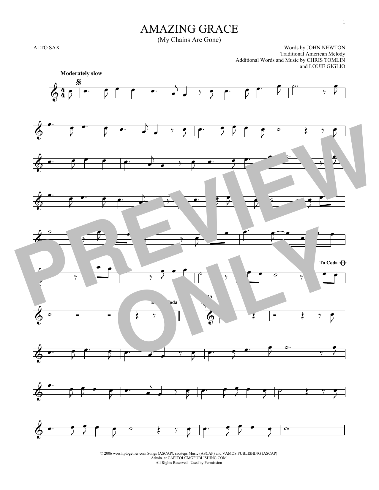 Amazing Grace (My Chains Are Gone)