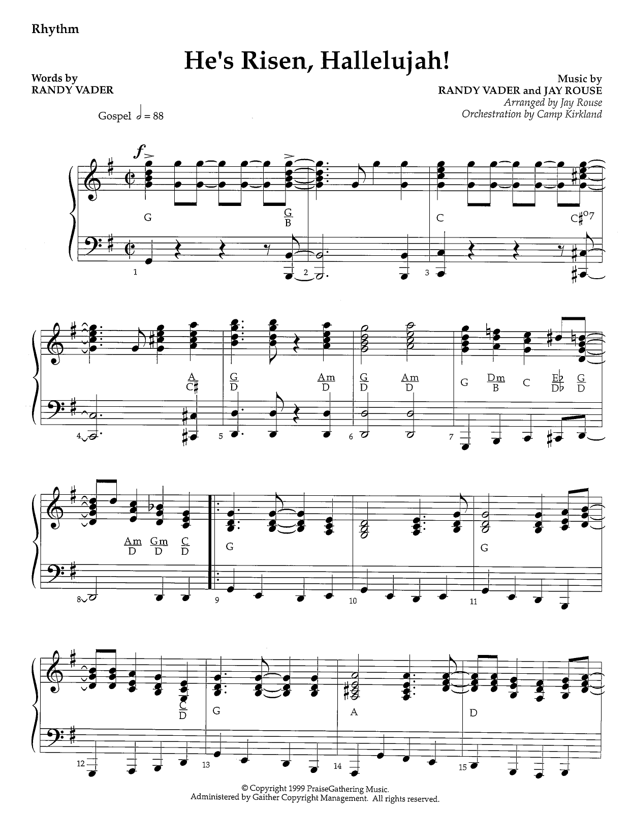 He’s Risen, Hallelujah! – Rhythm He’s Risen, Hallelujah! – Rhythm