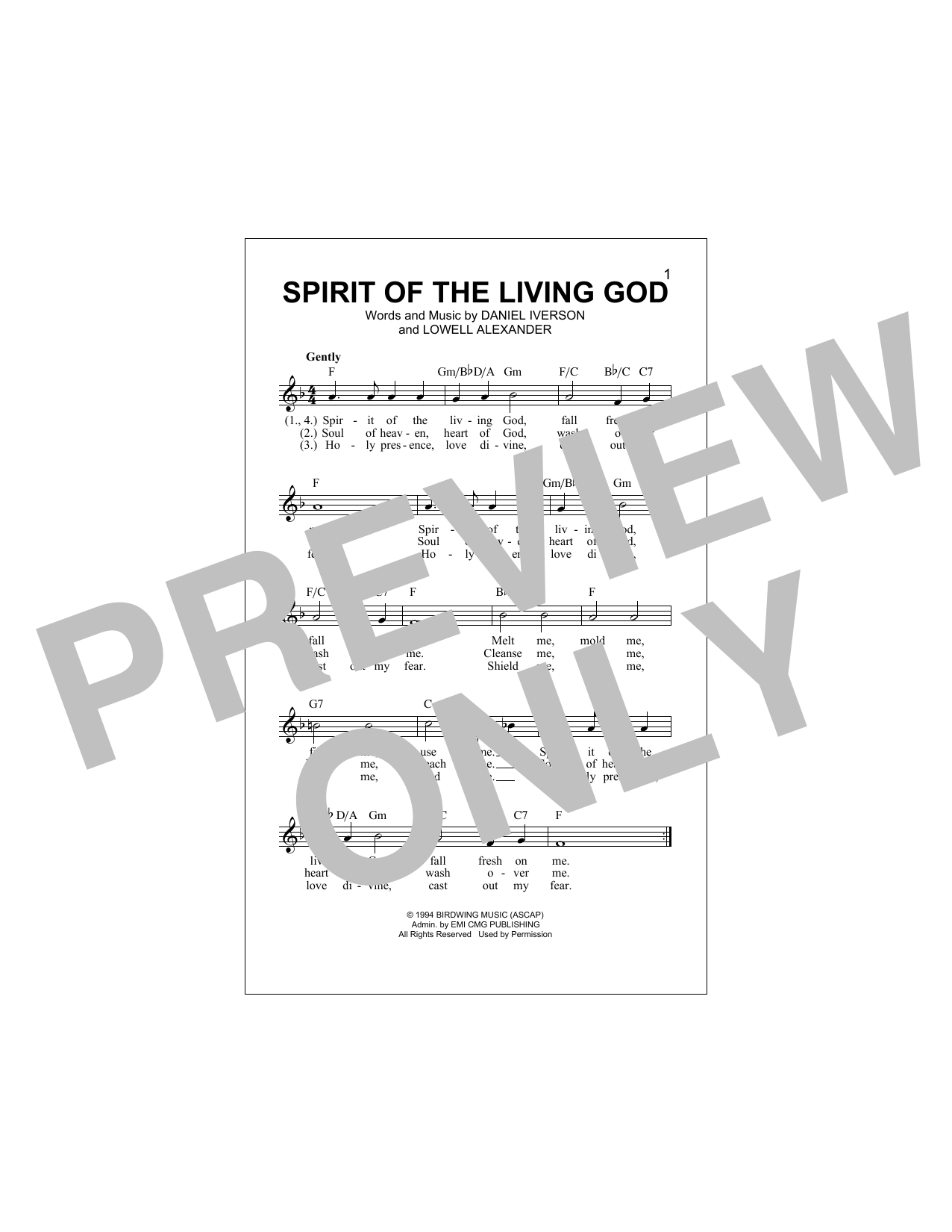 Spirit Of The Living God
