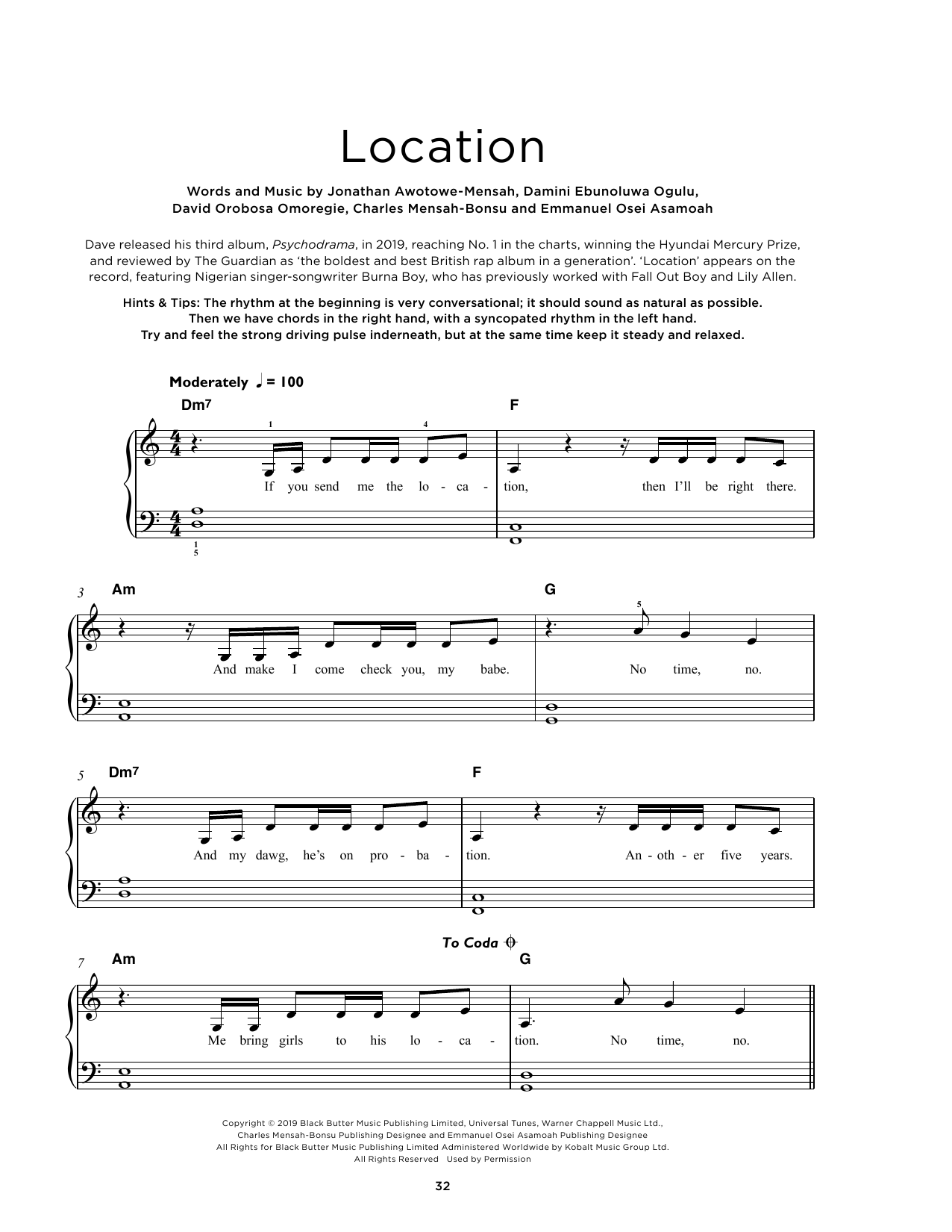 Location (feat. Burna Boy) Location (feat. Burna Boy)