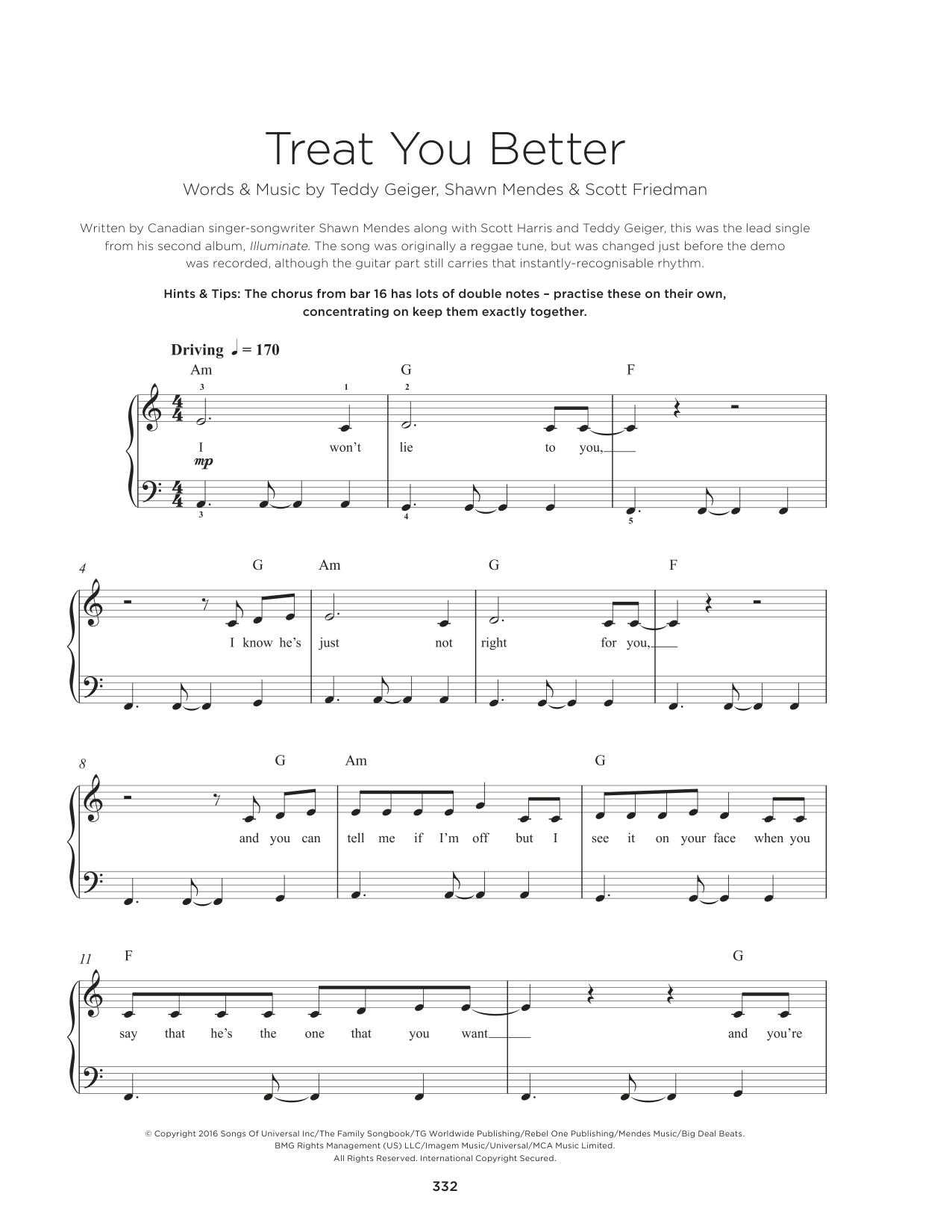 Treat You Better Treat You Better