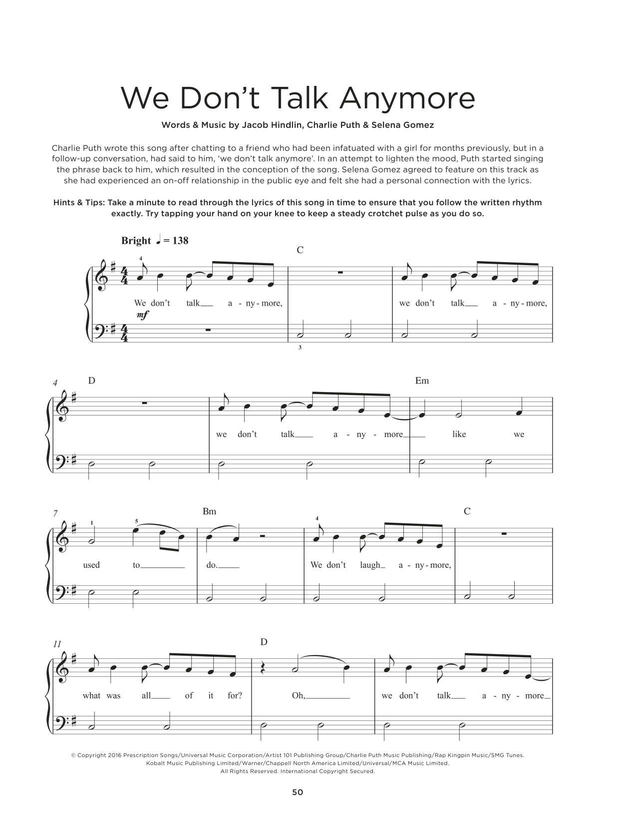 We Don’t Talk Anymore (feat. Selena Gomez) We Don’t Talk Anymore (feat. Selena Gomez)