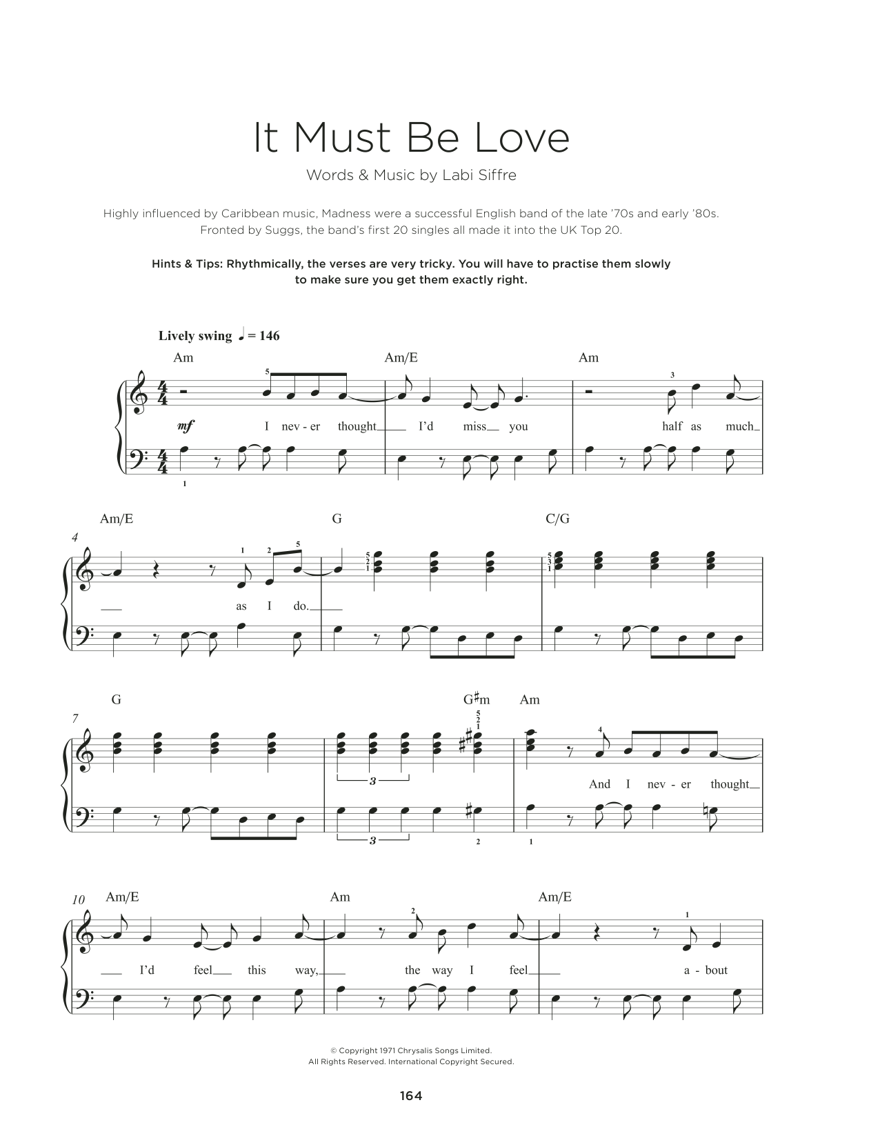 It Must Be Love It Must Be Love