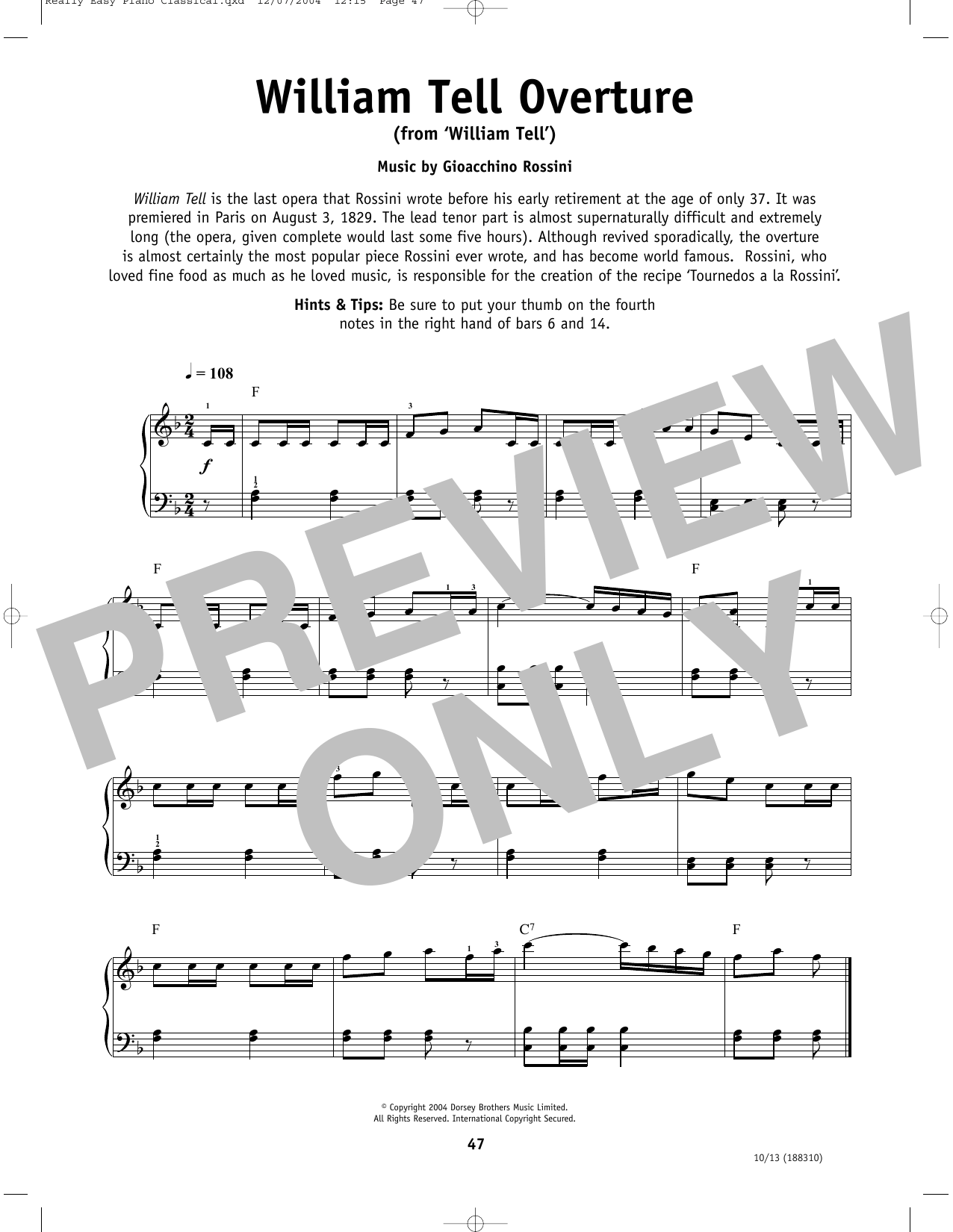 William Tell Overture William Tell Overture