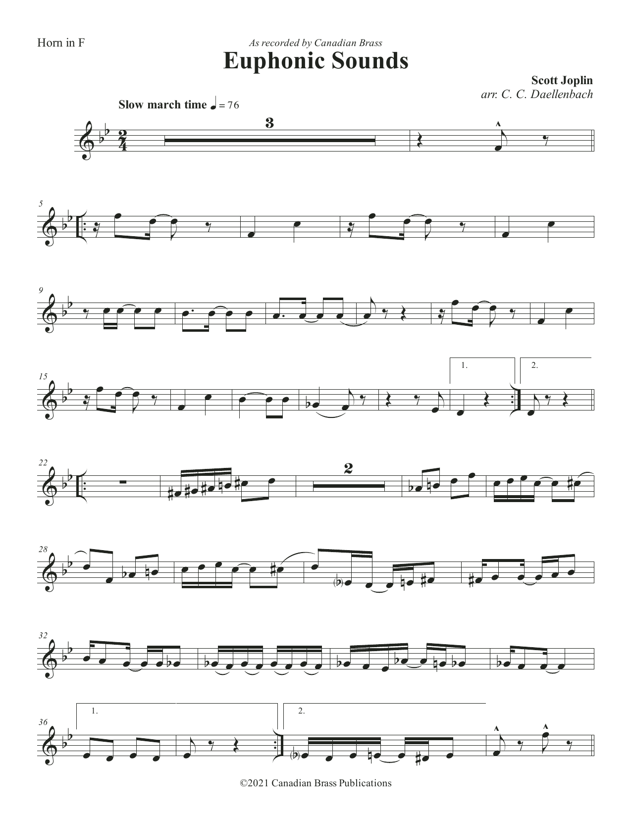 Euphonic Sounds – F Horn Euphonic Sounds – F Horn