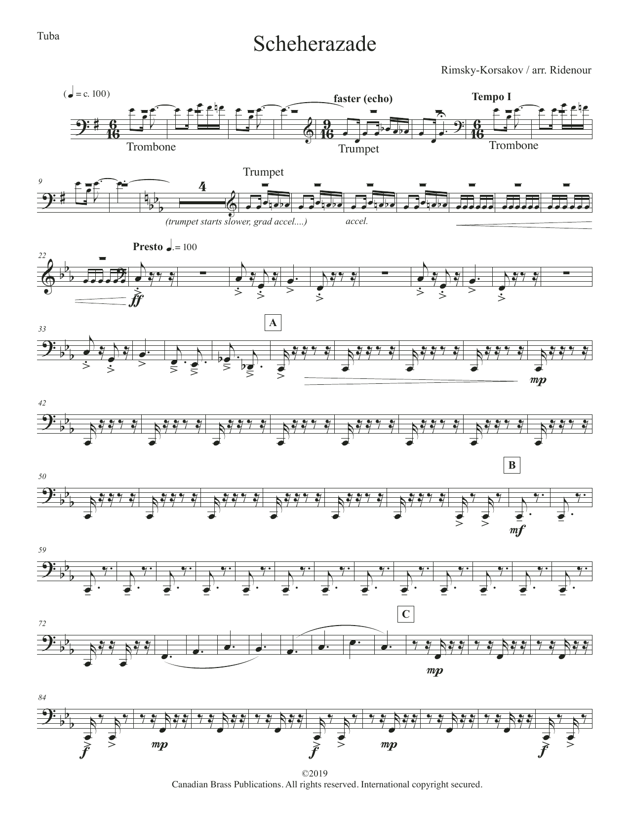 Scheherezade – Tuba Scheherezade – Tuba