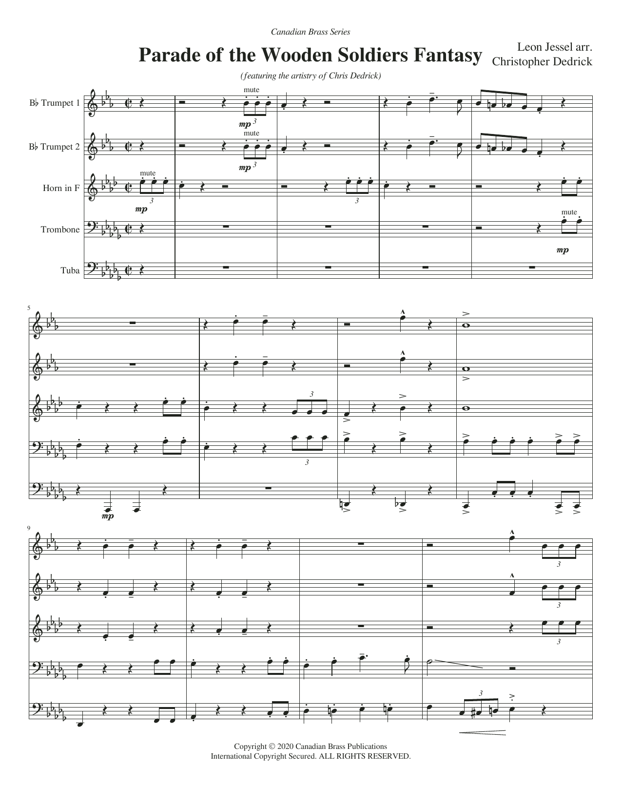 Parade of the Wooden Soldiers Fantasy – Full Score Parade of the Wooden Soldiers Fantasy – Full Score
