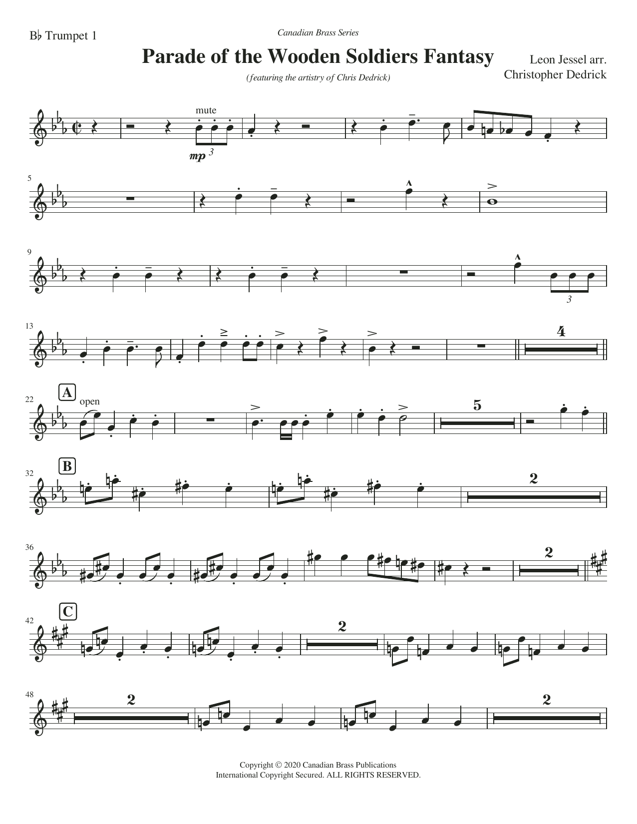 Parade of the Wooden Soldiers Fantasy – Bb Trumpet 1 Parade of the Wooden Soldiers Fantasy – Bb Trumpet 1