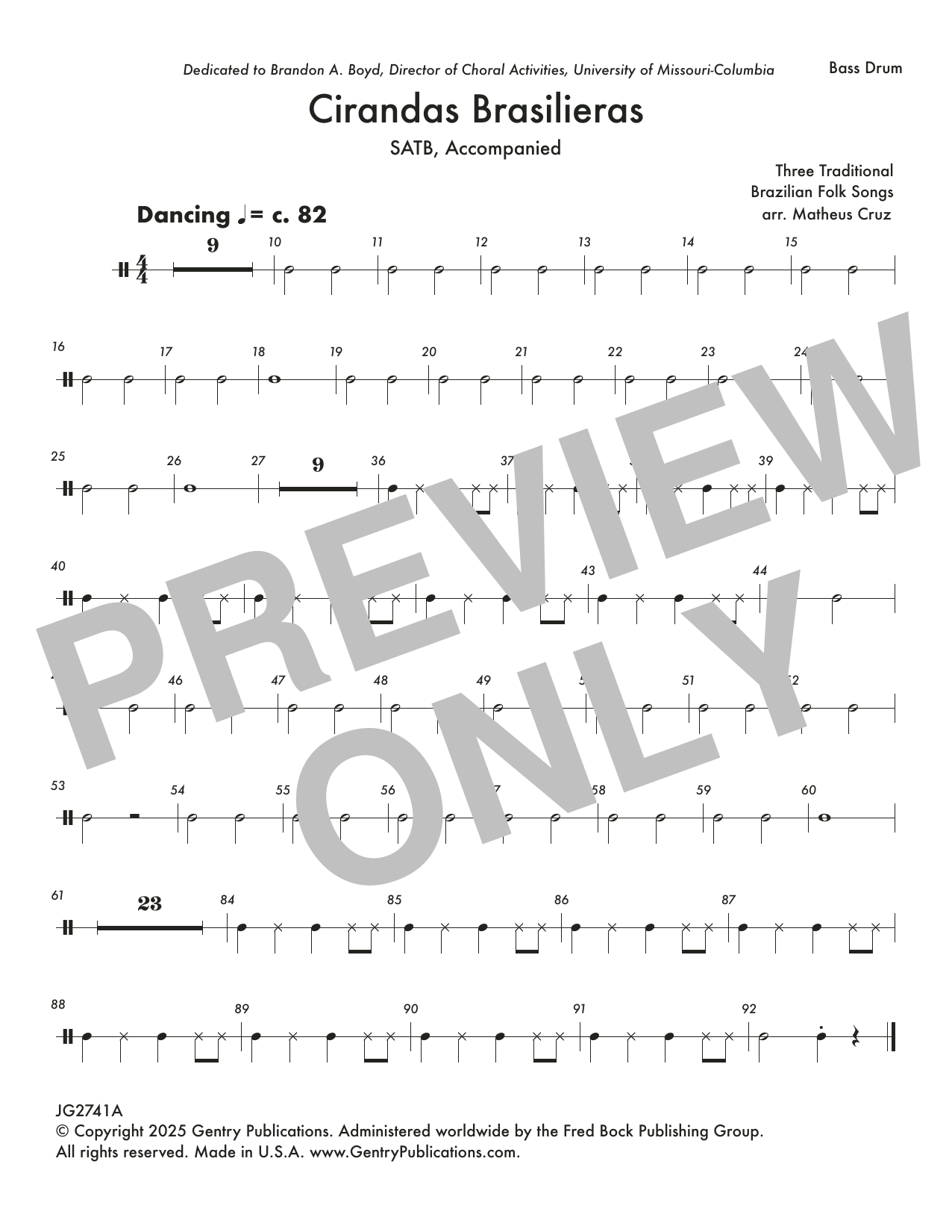 Cirandas Brasileiras – Bass Drum Cirandas Brasileiras – Bass Drum