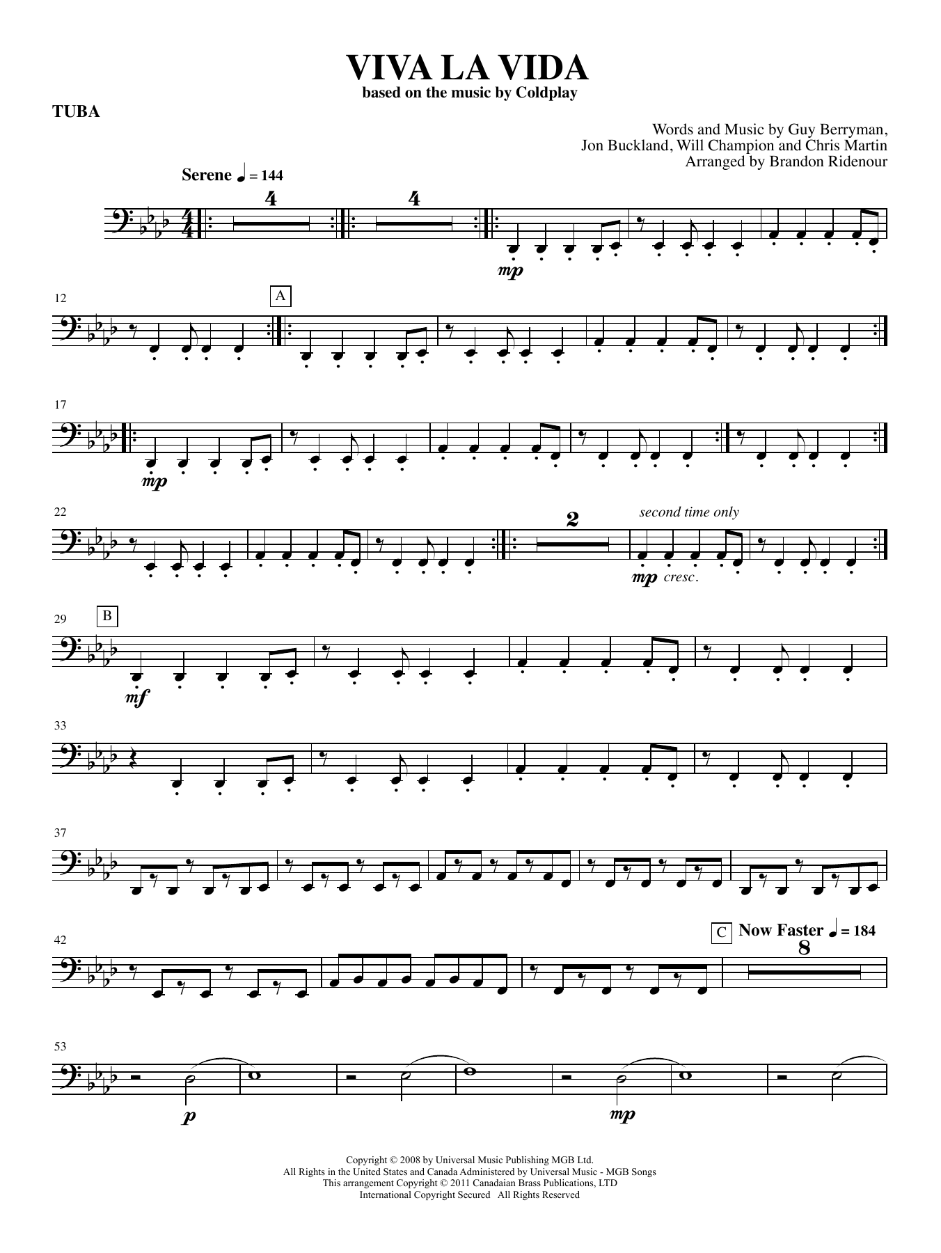 Viva La Vida – Tuba Viva La Vida – Tuba
