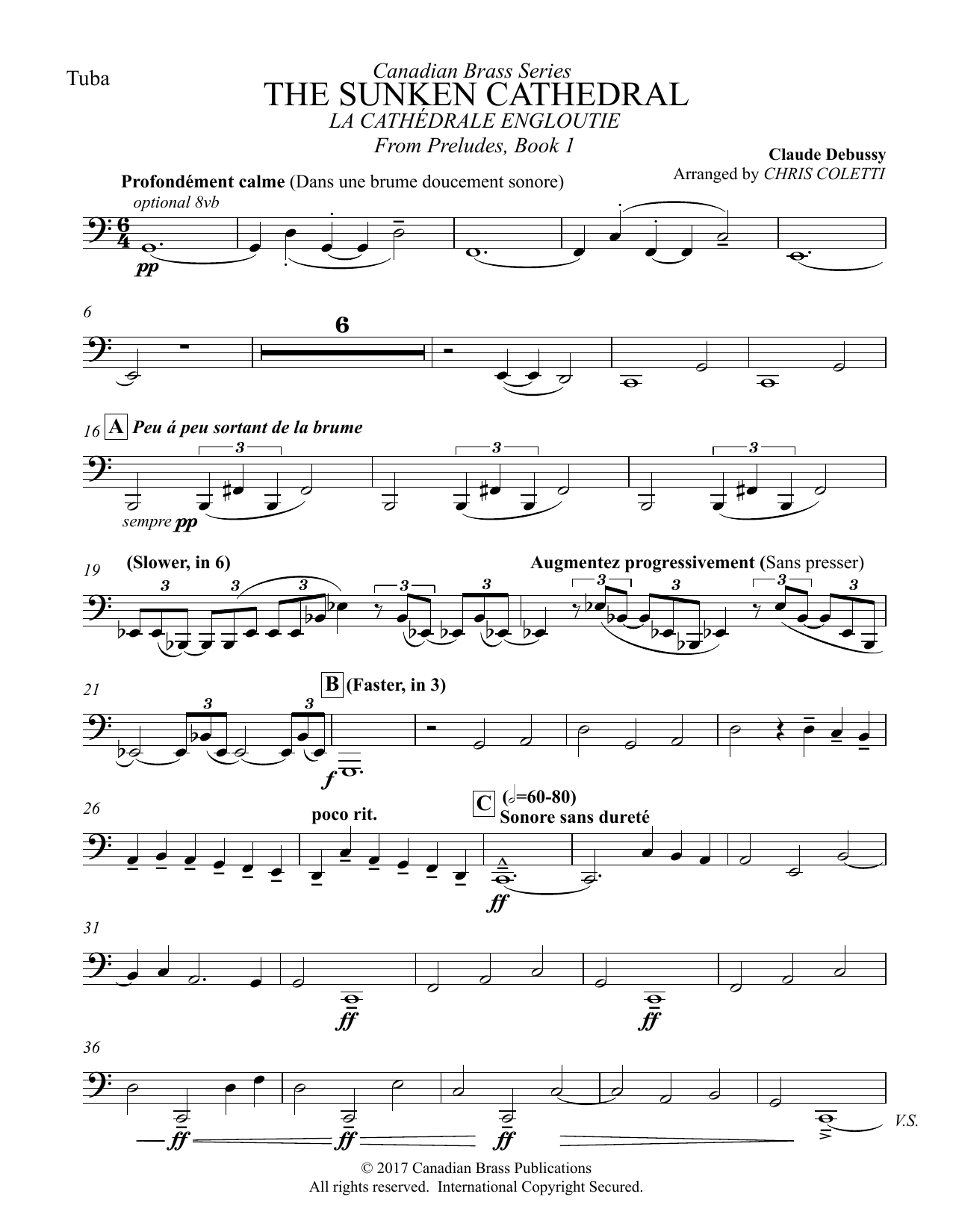 The Sunken Cathedral – Tuba The Sunken Cathedral – Tuba
