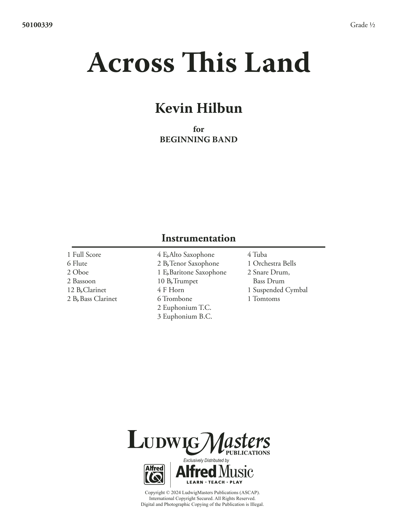 Across This Land – Full Score Across This Land – Full Score