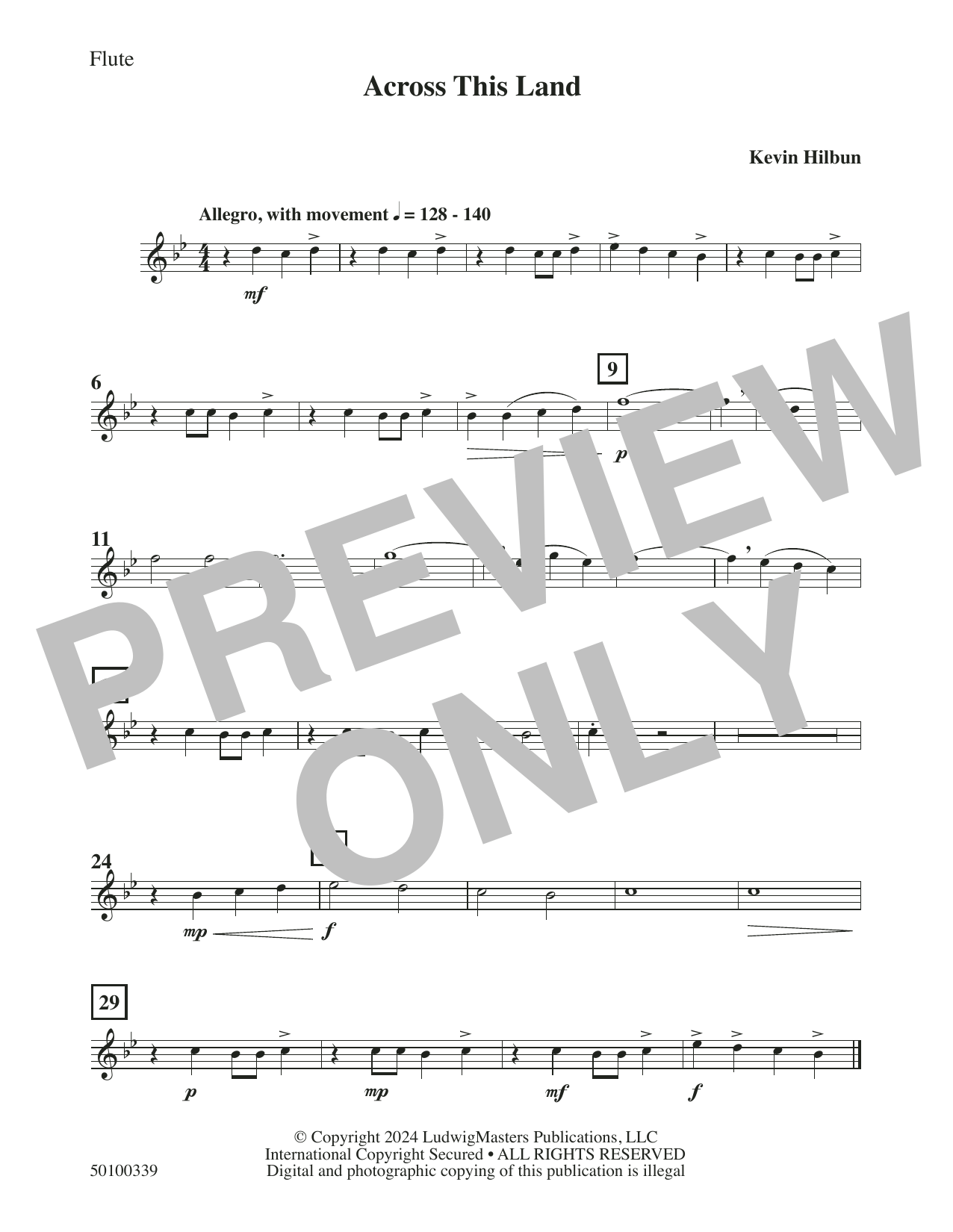 Across This Land – Flute Across This Land – Flute