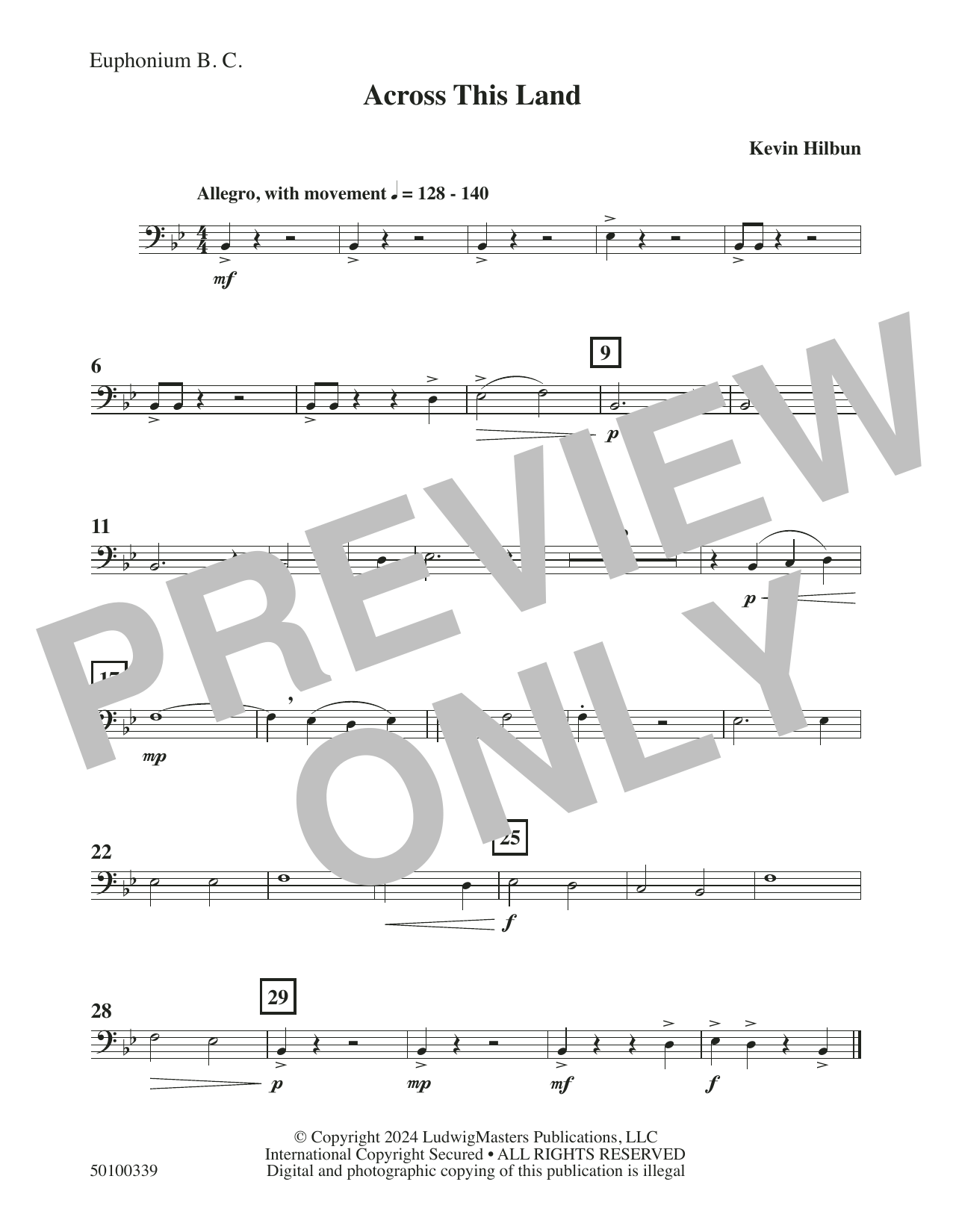 Across This Land – Euphonium BC Across This Land – Euphonium BC