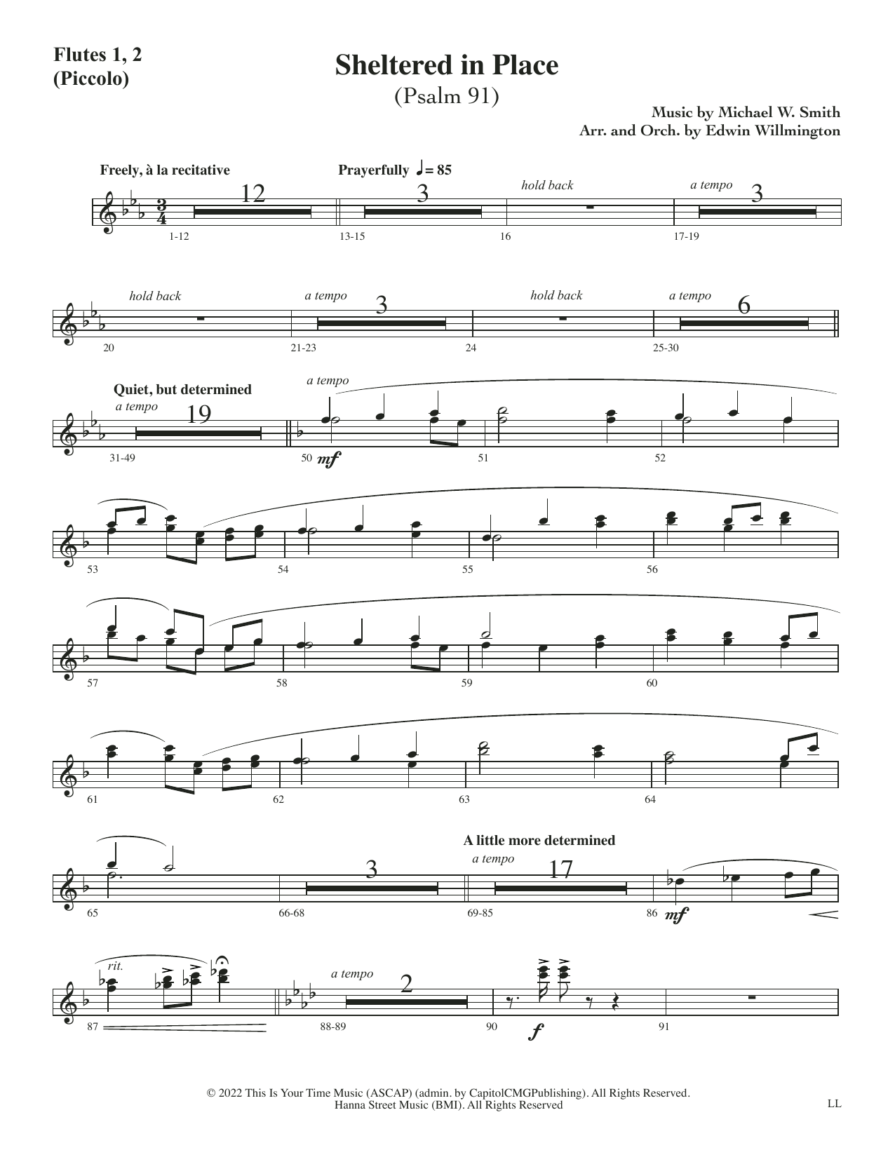 Sheltered In Place (arr. Edwin M. Willmington) – Full Score Sheltered In Place (arr. Edwin M. Willmington) – Full Score