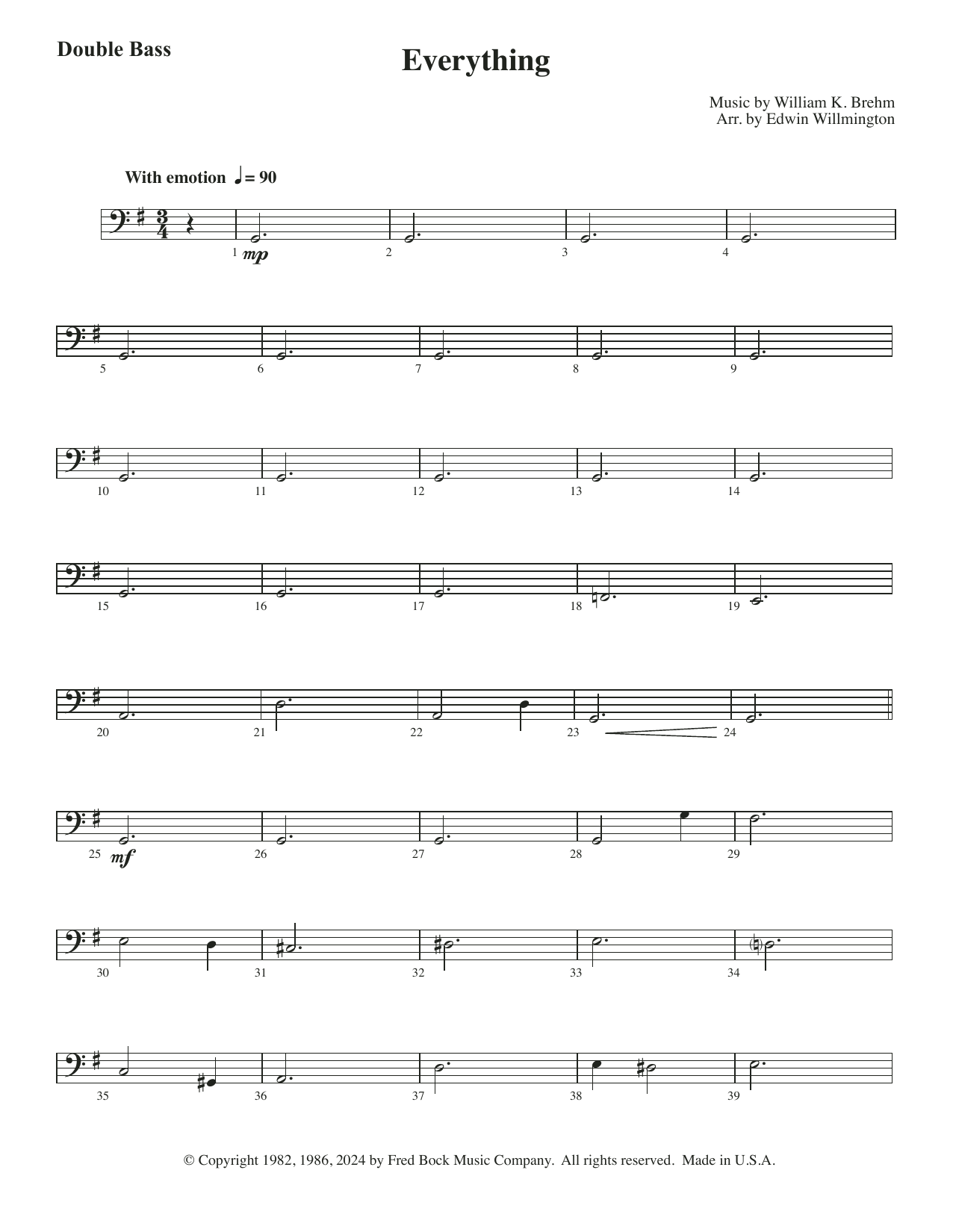 Everything! – Double Bass Everything! – Double Bass