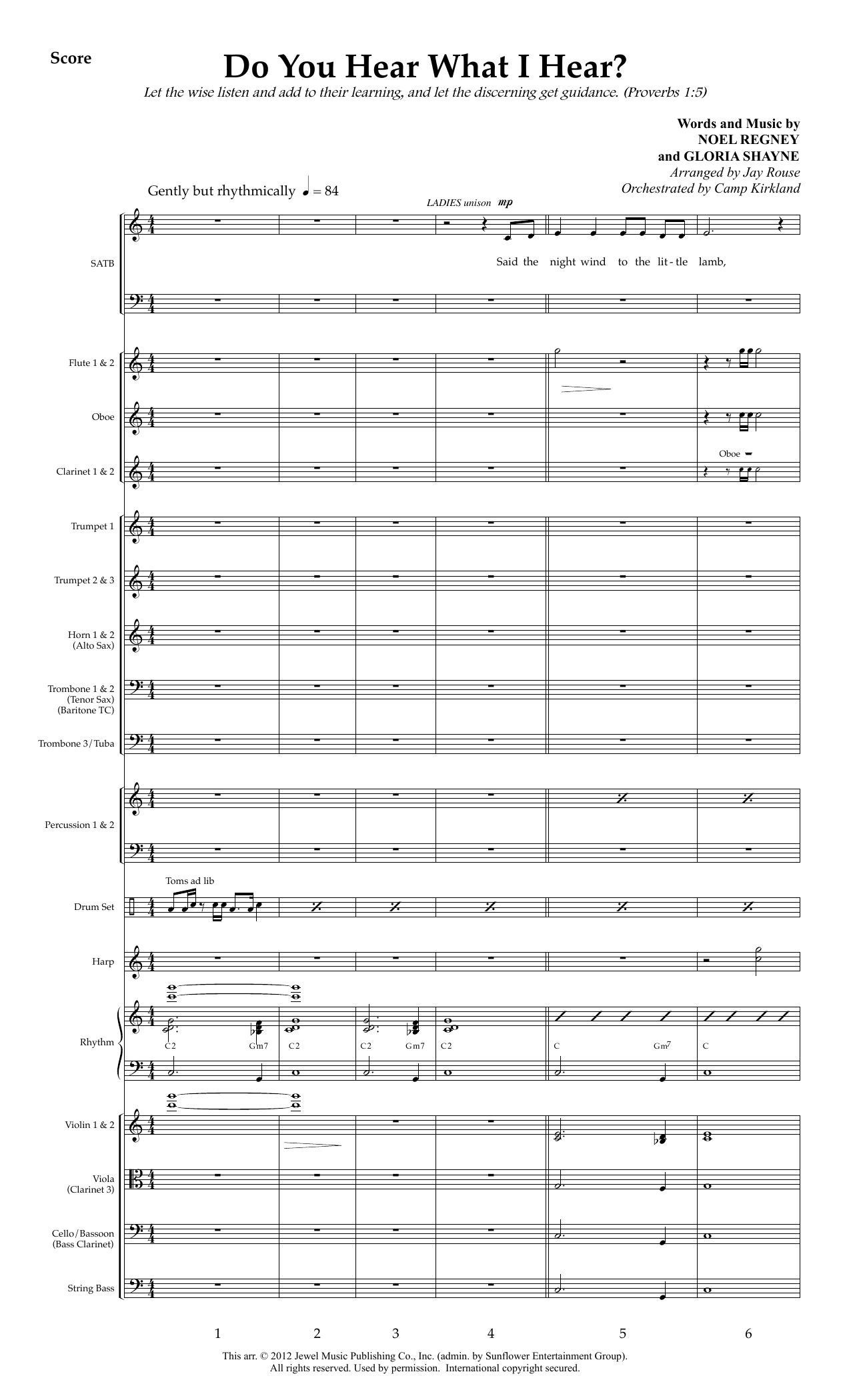 Do You Hear What I Hear? – Full Score Do You Hear What I Hear? – Full Score