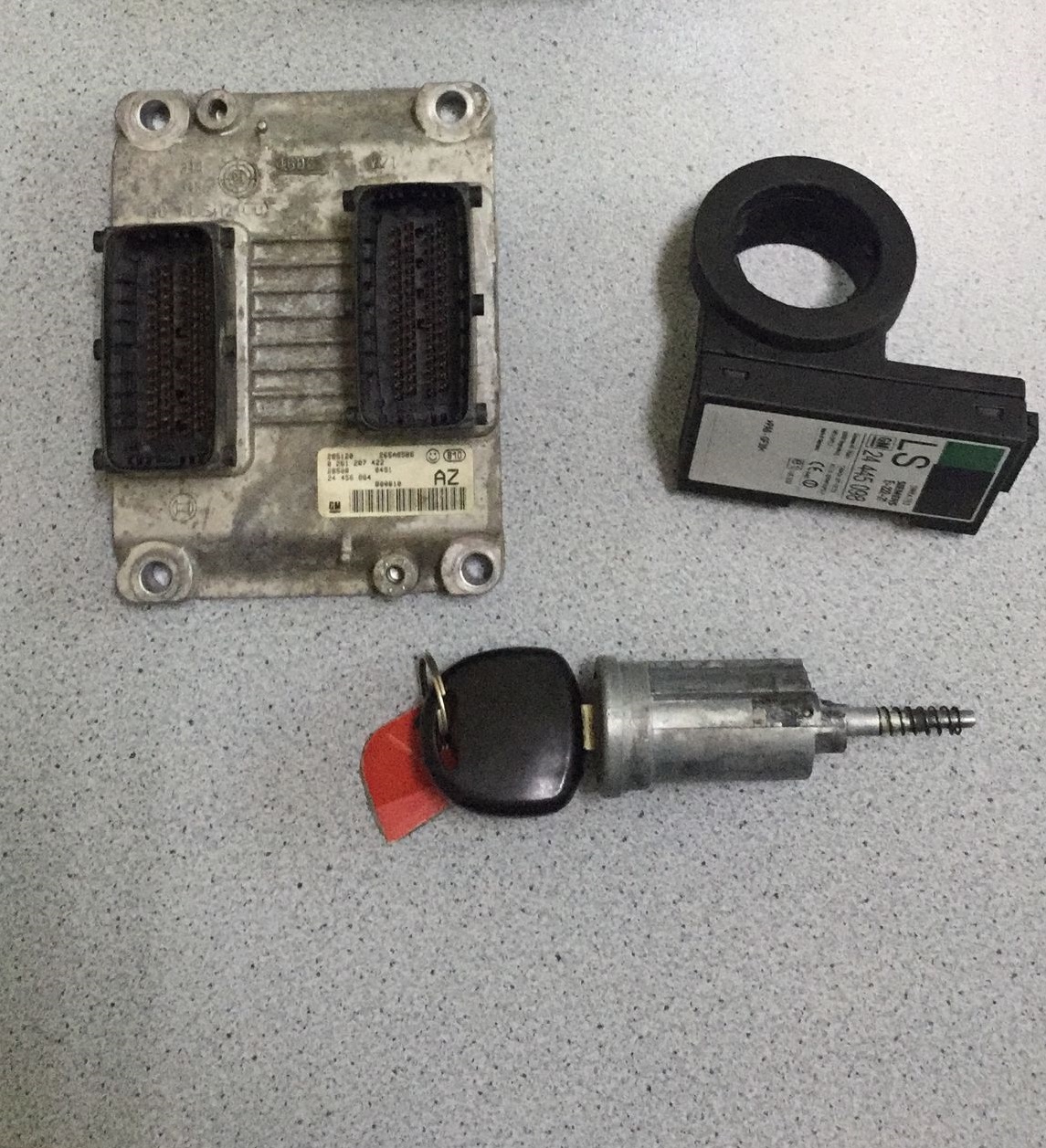 Kit calculator pornire Opel Agila 1.0 ECU ,0261207422