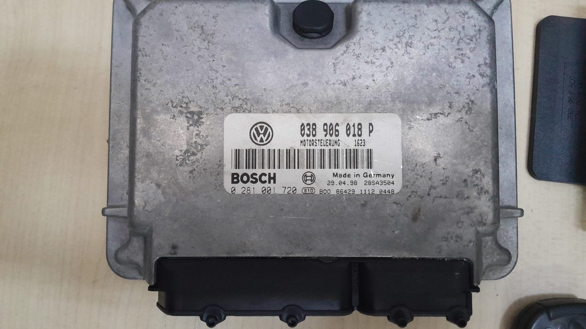 Kit pornire VW Passat B5, 1999,1896cc,diesel,81kw,tip motor AFN cod 038906018P,1J0959799J,ceas 3B0919881