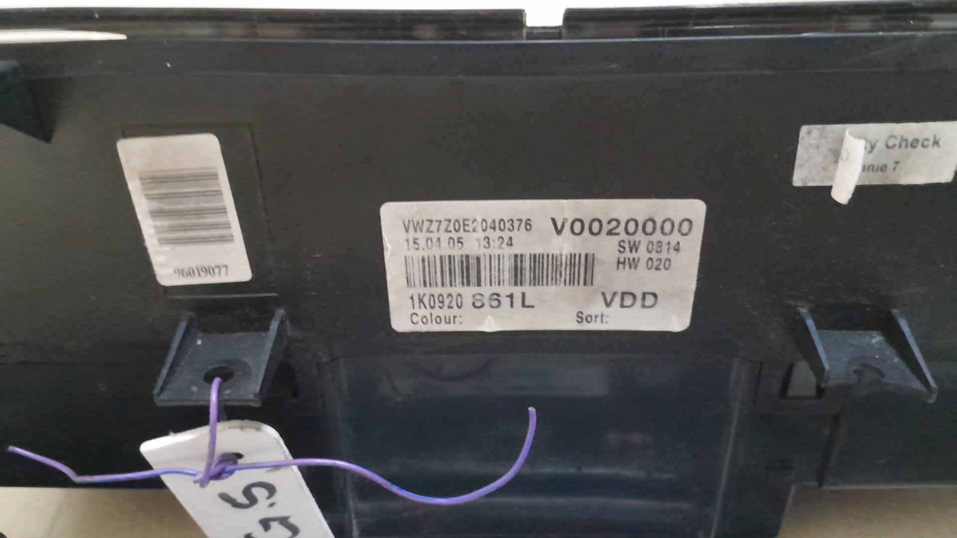 Kit pornire VW Golf 5,an 2005,1.6 benzina,75kw,tip motor BGU.Cod 06A906033 CB