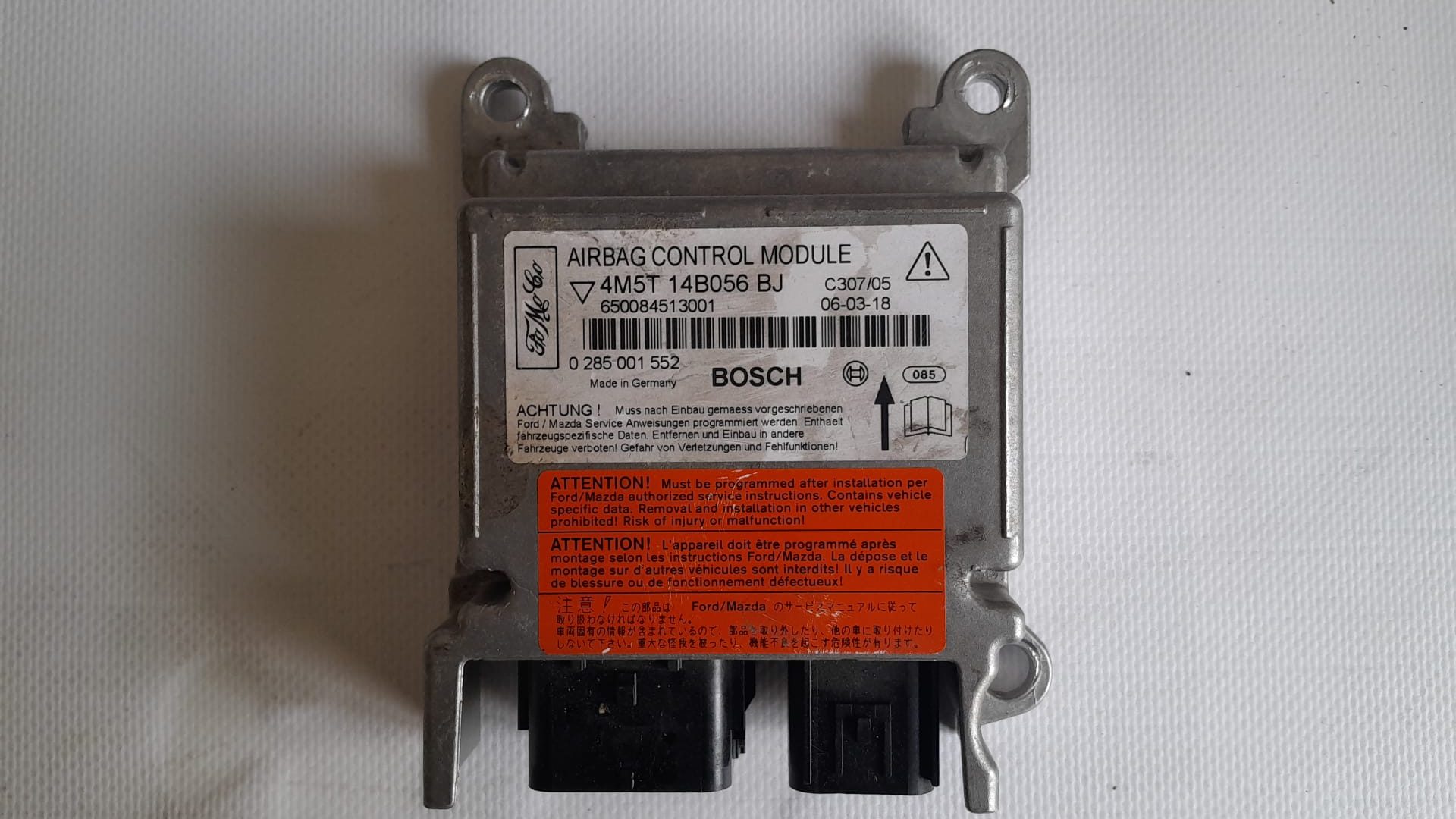 Unitate Modul Calculator Airbag – uri Ford Focus 2 2004 – 2010 Cod 4M5T-14B056-BJ