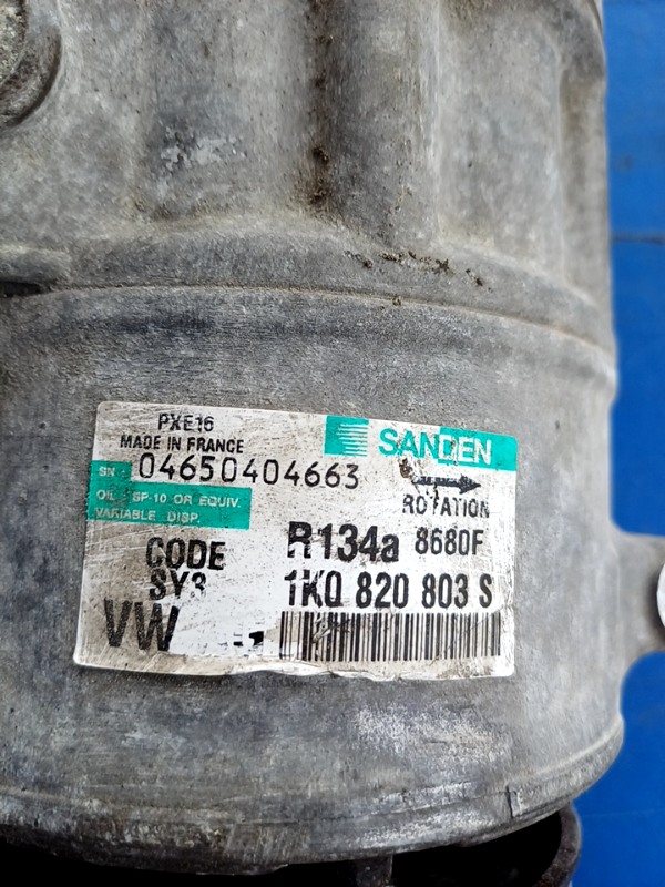 Compresor climă – Volkswagen Touran 1 generation [2003 – 2006] Minivan 2.0 TDI MT (136 hp)