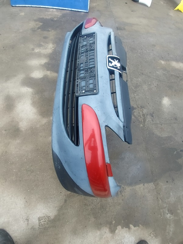 Bară protecție  – Culoare: Vișiniu, Parte montare: Față – Peugeot 307 1 generation [2001 – 2005] wagon 2.0 HDi MT (107 hp)