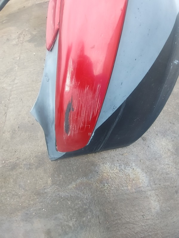 Bară protecție  – Culoare: Vișiniu, Parte montare: Față – Peugeot 307 1 generation [2001 – 2005] wagon 2.0 HDi MT (107 hp)