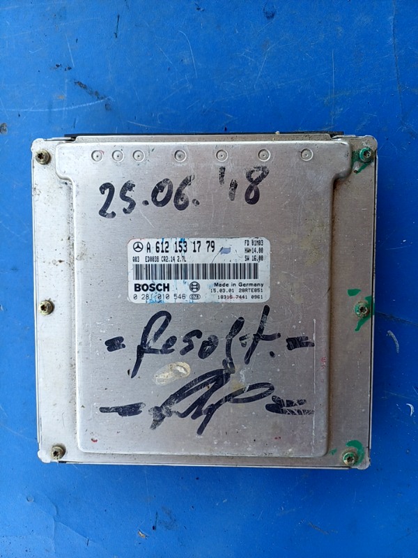 Calculator ECU – Mercedes-Benz M-Class W163 [1997 – 2001] SUV 5-doors 270 2.7d AT (163 hp) 4WD