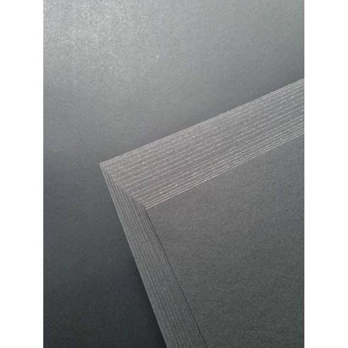 8절 검정도화지 검정켄트지 흑도화지 흑켄트지 180g, 8절 125매
