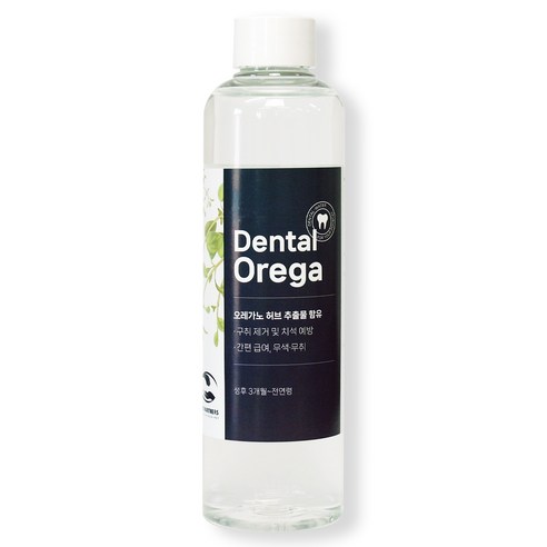 펫파트너스 강아지 고양이 입냄새제거 구강청결 치석예방 덴탈워터 덴탈오레가 (250ml)