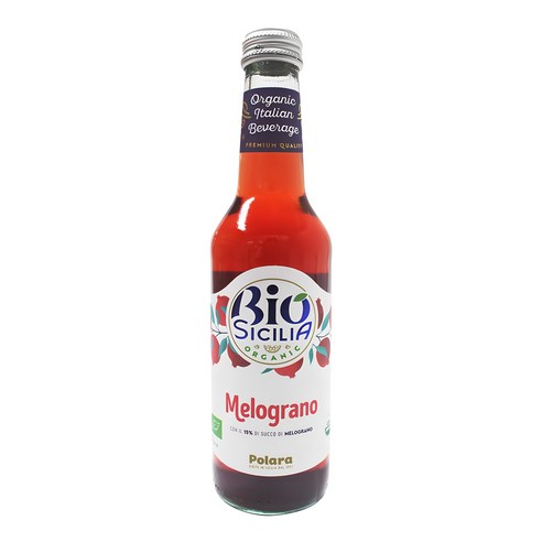 폴라라 유기농 멜로그라노 탄산음료 석류맛, 275ml, 6개