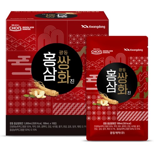 광동 홍삼쌍화진, 100ml, 30개
