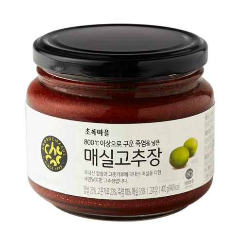 초록마을 매실고추장, 5개, 470g