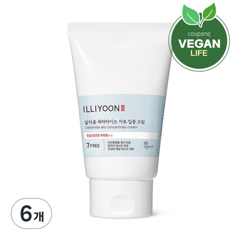 일리 세라마이드 아토 크림 튜브형 무향, 200ml, 7개