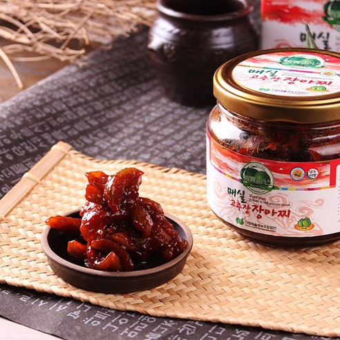 매실플러스 매실고추장장아찌 450g 광양매실, 1개