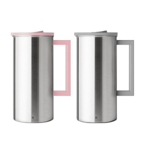 JVR 스텐 물병 1.6L 2P SET, 상세설명 참조, 아이보리/라임