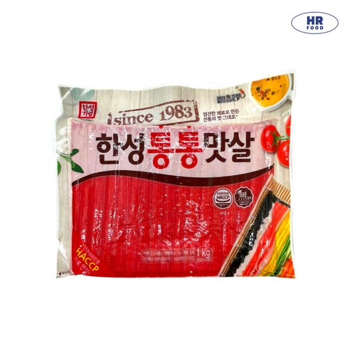 (한성) 맛살1k 김밥 단무지 한성 크래미 사조, 1개, 1kg
