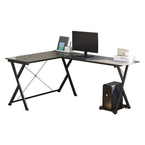 베스트리빙 베이직 코너형 책상 테이블 1200 x 1580 x 720 mm, 웬지