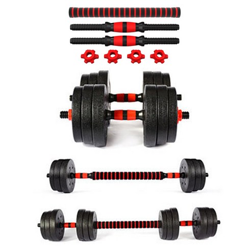 뉴트론 조립식 무게조절 우레탄 덤벨 바벨 아령 세트, 20kg