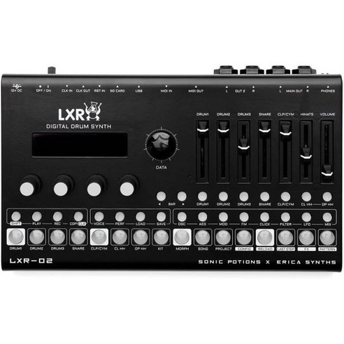 에리카 신스 LXR02 데스크탑 디지털 드럼 합성기