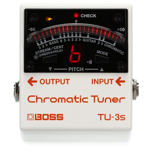보스 BOSS TU-3S Chromatic Tuner 컴팩트 튜너