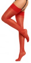 Glamory Perfect 20 Strapsstrümpfe – Red | Farbe: Red | Größe: 60-62 Glamory Perfect 20 Strapsstrümpfe – Red | Farbe: Red | Größe: 60-62