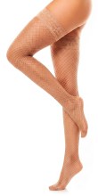 Glamory Mesh halterlose Netzstrümpfe – Make up | Farbe: Make up | Größe: 52-54 Glamory Mesh halterlose Netzstrümpfe – Make up | Farbe: Make up | Größe: 52-54