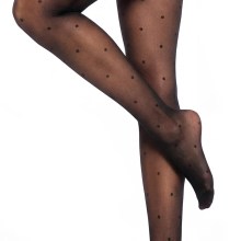 Glamory Dotty 30 halterlose Strümpfe | Farbe: Black | Größe: 56-58 Glamory Dotty 30 halterlose Strümpfe | Farbe: Black | Größe: 56-58
