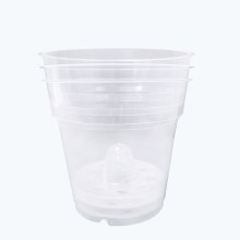 Durchsichtige Kulturtöpfe im 3er Set (12cm Töpfe) Durchsichtige Kulturtöpfe im 3er Set (12cm Töpfe)