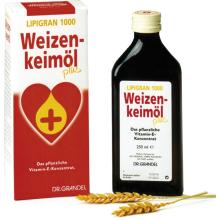 Dr. Grandel Lipigran 1000 Weizenkeimöl plus mit Vitamin E Dr. Grandel Lipigran 1000 Weizenkeimöl plus mit Vitamin E