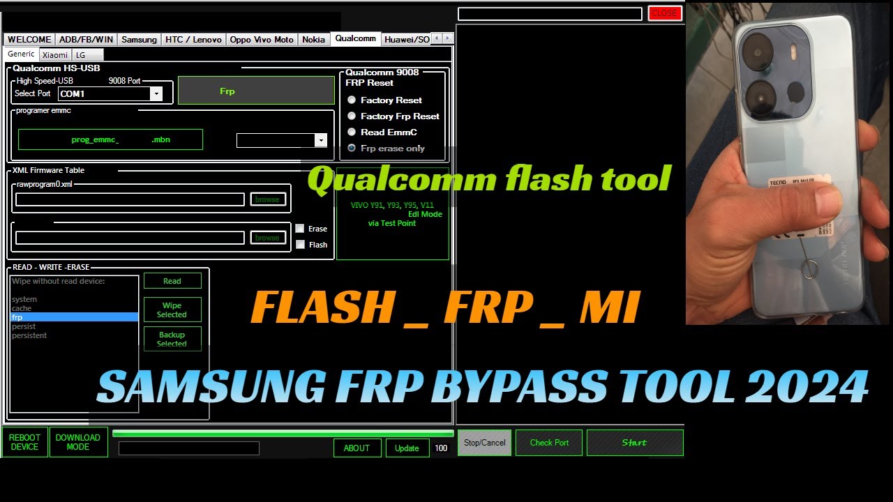 Qualcomm Phone Emmc Repair Tool 2024 v4 Partition Manage Qualcomm Phone Emmc Repair Tool 2024 v4 Partition Manage