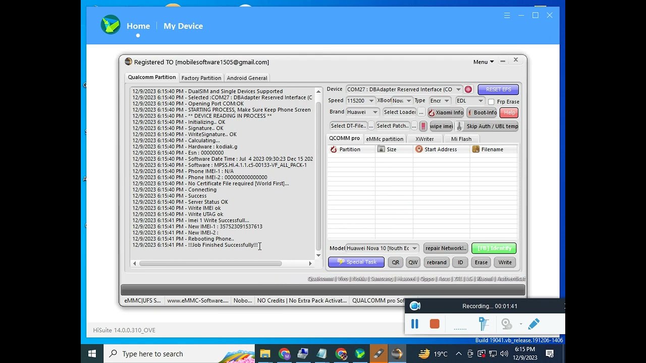 Honor nova 10 nec imei repair, how to repair imei with Honor nova 10 nec imei repair, how to repair imei with